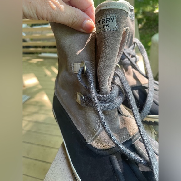 SPERRY Top-Sider Schooner Slouch-Tie Duck Boots.EUC - Picture 2 of 7